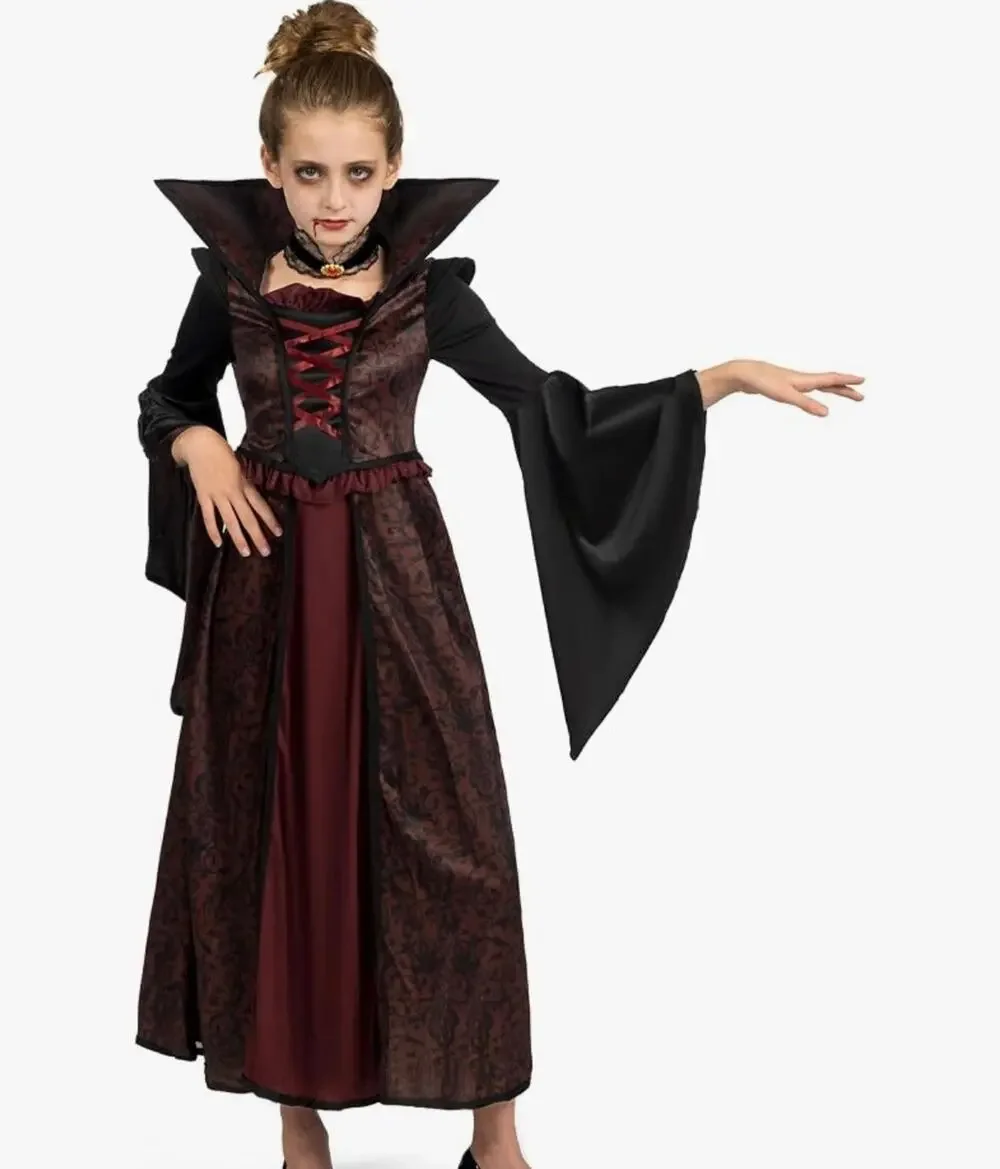Spooktacular Halloween Girls Vampire Costume Dress Size XL Dress Only